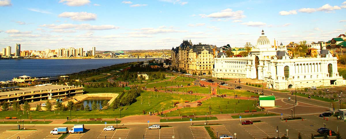 Большая смотровая площадка казанского кремля