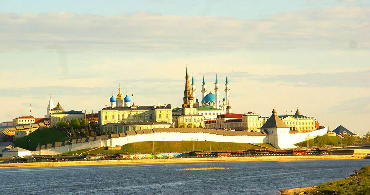На крыше Центр семьи Казан - смотровая площадка 
