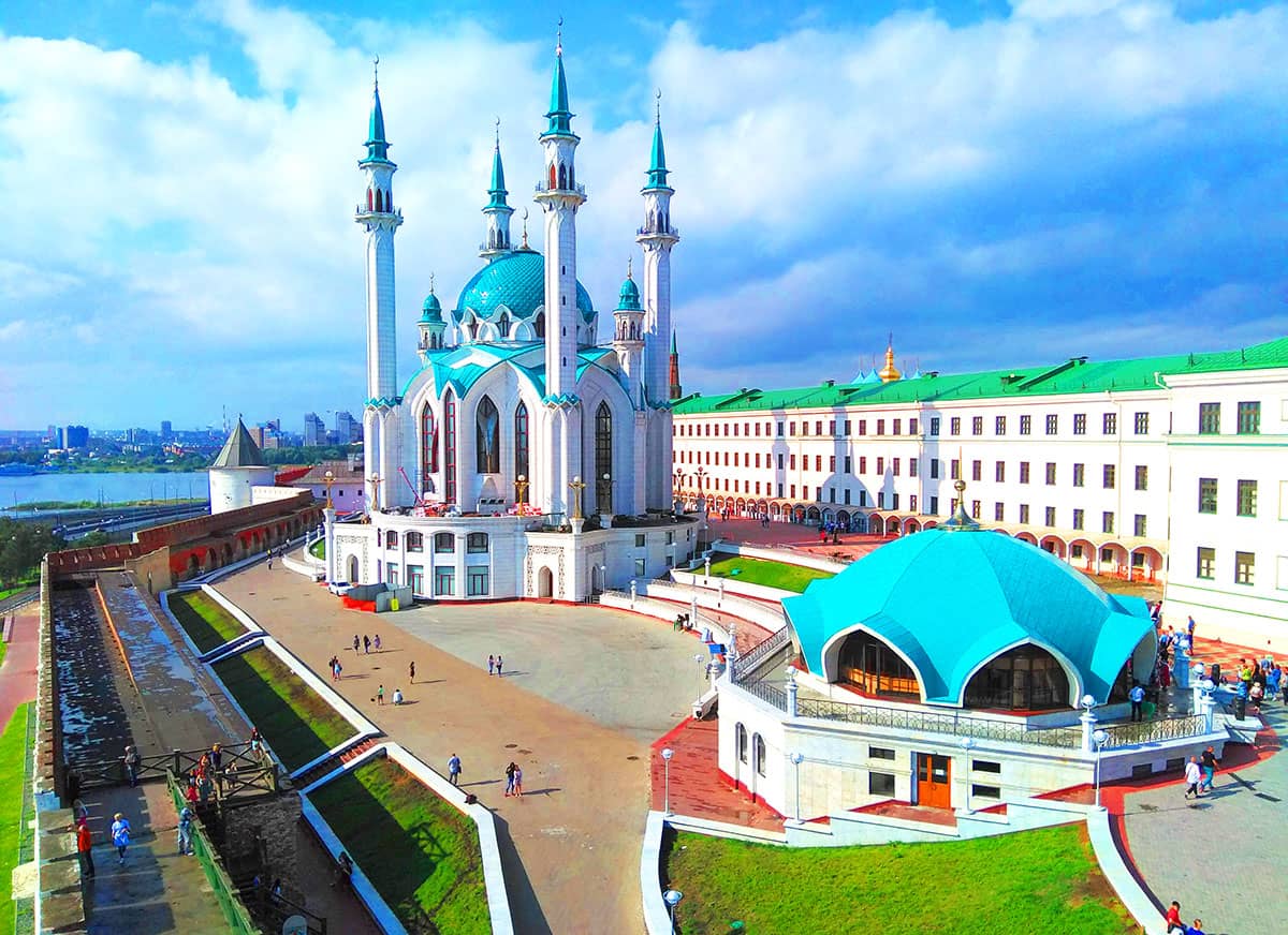 Виды с Преображенской Башни Казанского Кремля
