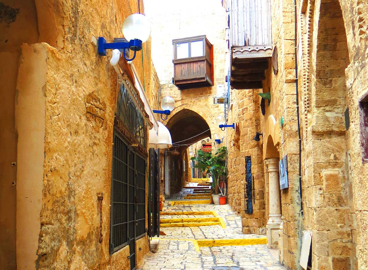 Вдохновляющий старый город Яффо в Израиле