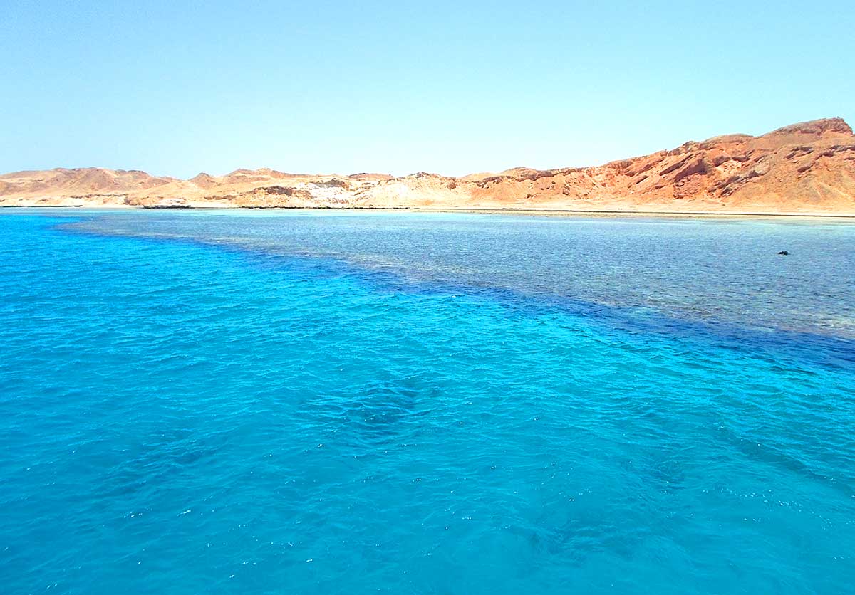 В Египете бирюзовое море и яркий подводный мир 