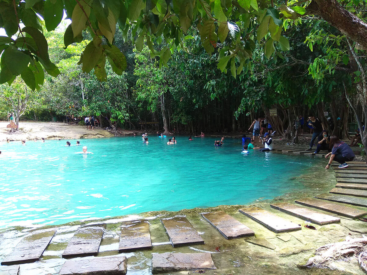 Emerald and Blue Pool