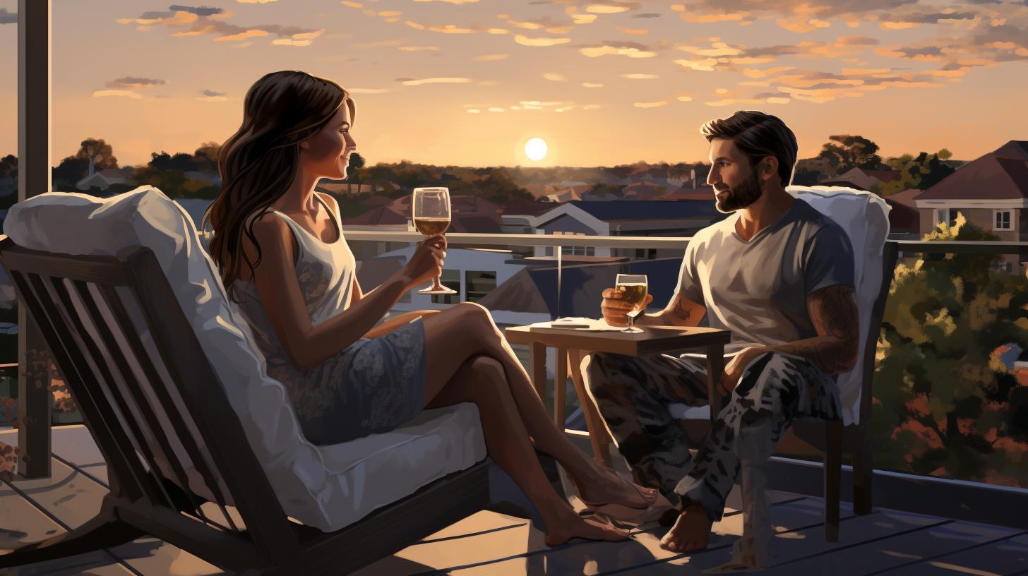 Захватывающая романтика: свидание на крыше