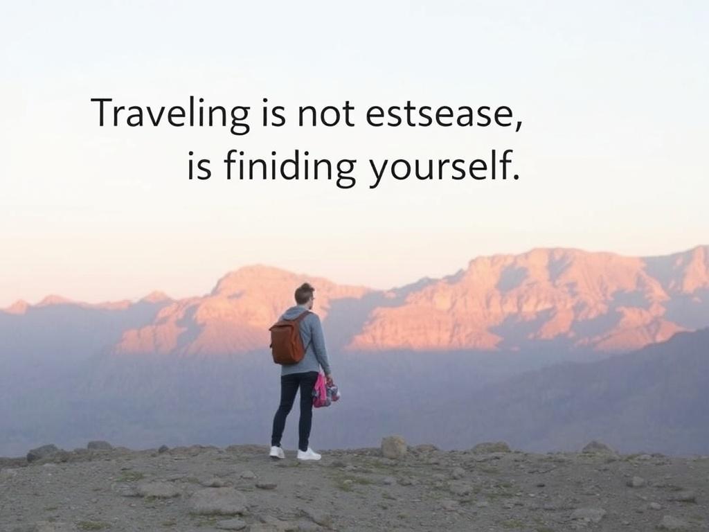     "Viajar no es escapar, es encontrarse". Conclusión