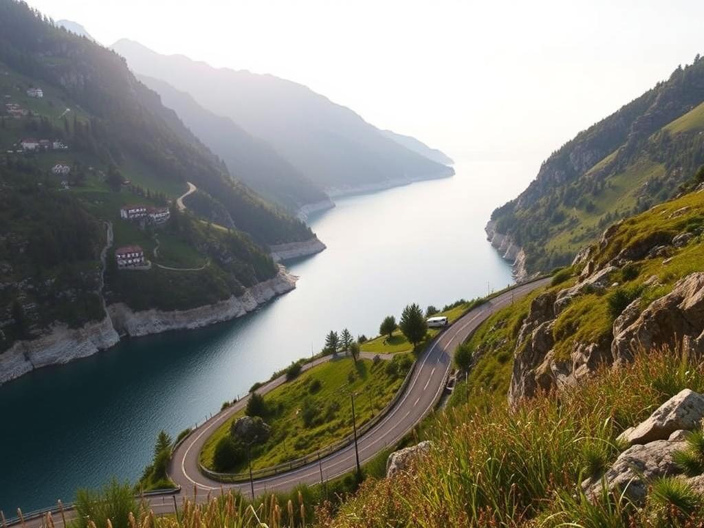     Die schönsten Küstenstraßen Europas. Route des Grandes Alpes: Frankreichs alpine Küstenstraße zwischen Bergen und Seen