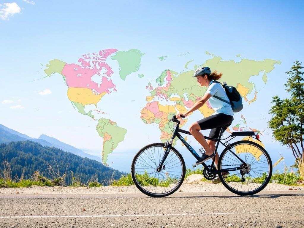     Mit dem Fahrrad um die Welt. Planung einer Weltumrundung auf dem Fahrrad
