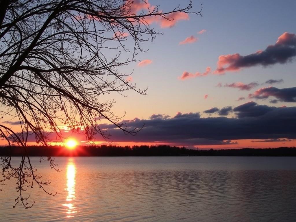 "Des couchers de soleil à jamais gravés". Les couchers de soleil à travers les saisons
