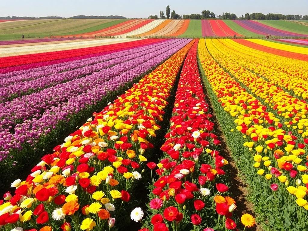     Die schönsten Blumenfelder der Welt. Die Vielfalt der Blumenfelder – Ein Überblick