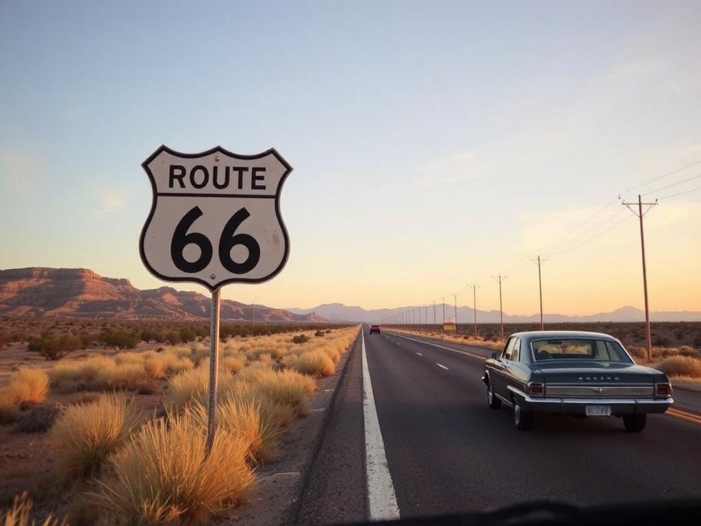     "Ruta 66… o cualquier otra". El encanto del viaje por carretera: libertad y descubrimiento