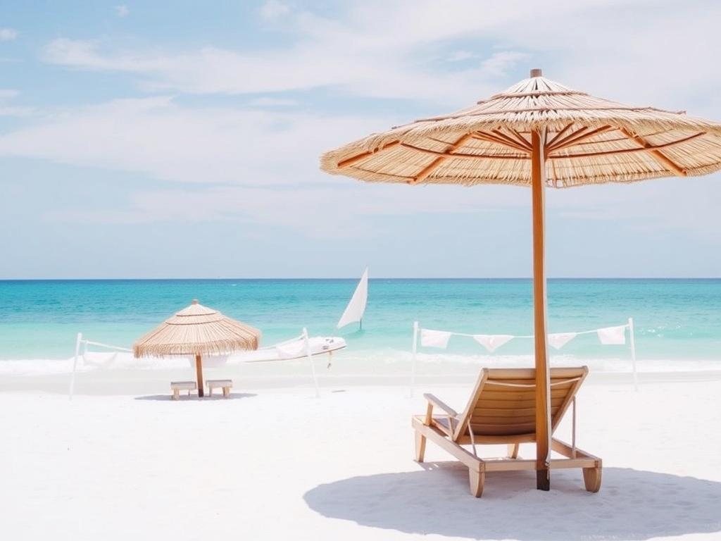     "Playas blancas, cielos azules". Cómo Prepararse para una Visita Perfecta a Playas con Arena Blanca y Cielo Azul