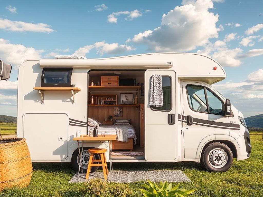     "Autocaravana: casa con ruedas". Equipamiento y comodidades: tu hogar siempre a mano