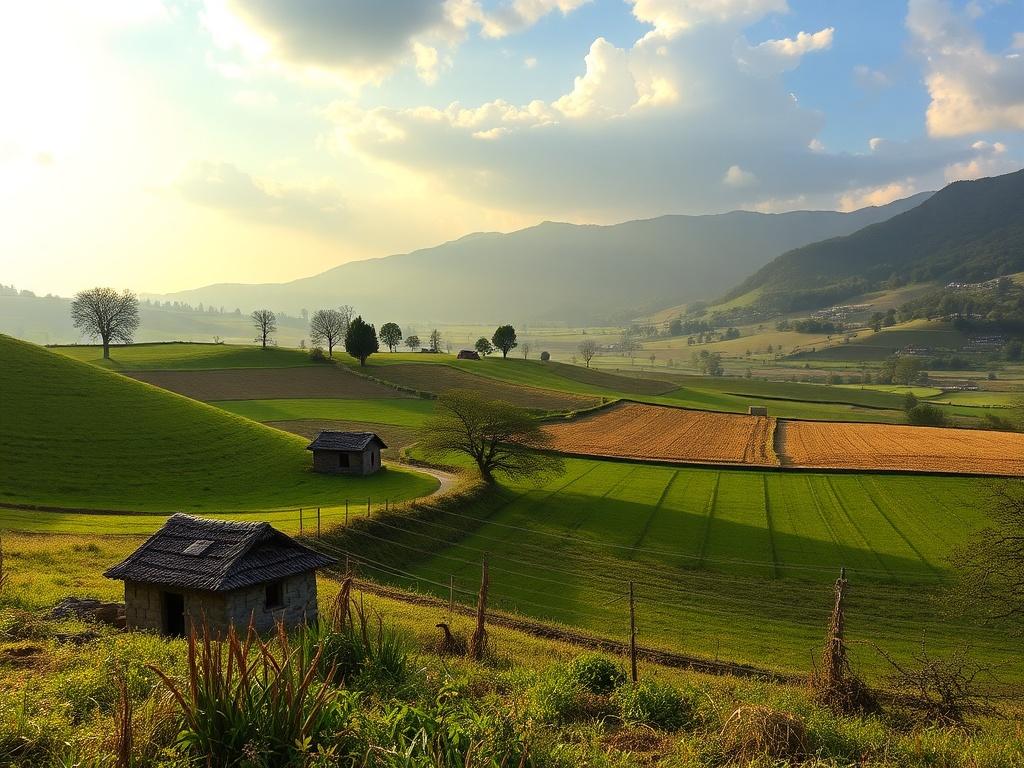 "Des paysages à couper le souffle". Les paysages ruraux et champêtres : une beauté tranquille et authentique