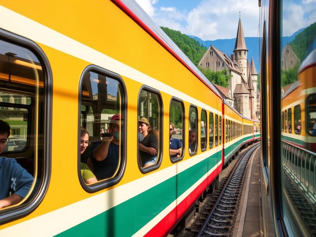     Mit dem Zug durch Europa. Kulturelle Highlights entlang der Eisenbahnstrecken