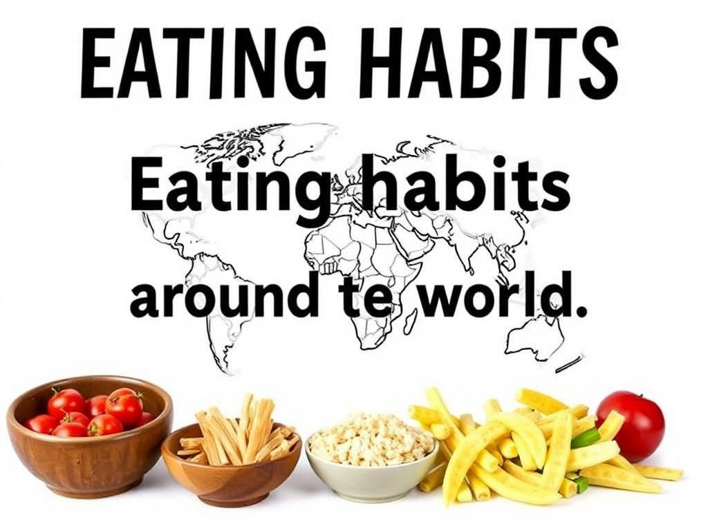 Les habitudes alimentaires à travers le monde.. Factores que moldean las costumbres alimentarias