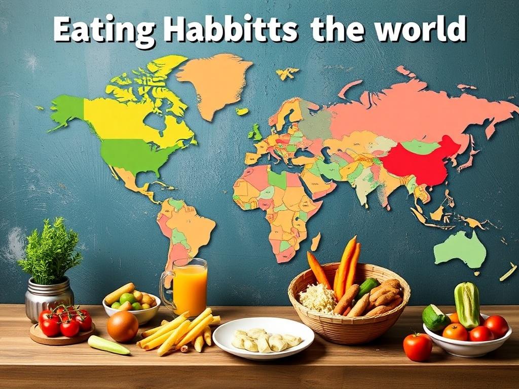 Les habitudes alimentaires à travers le monde.. Tablas y listas: un resumen comparativo