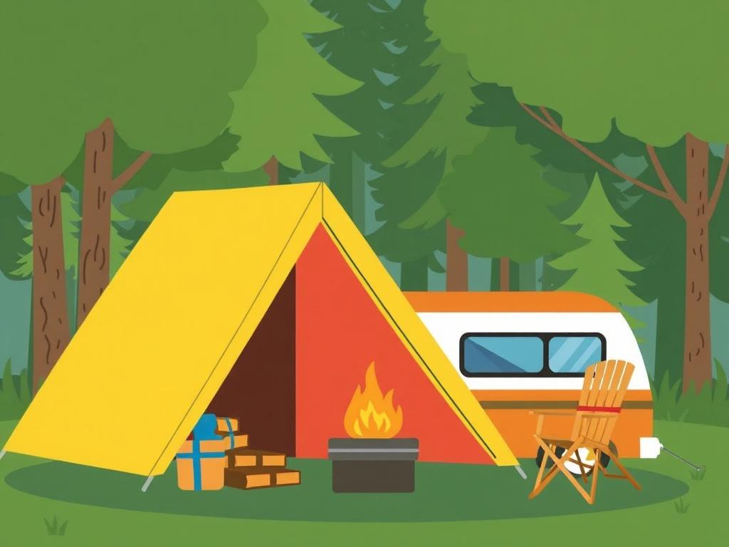 Le camping : un moyen économique de voyager.. Tipos de camping y su impacto en el presupuesto