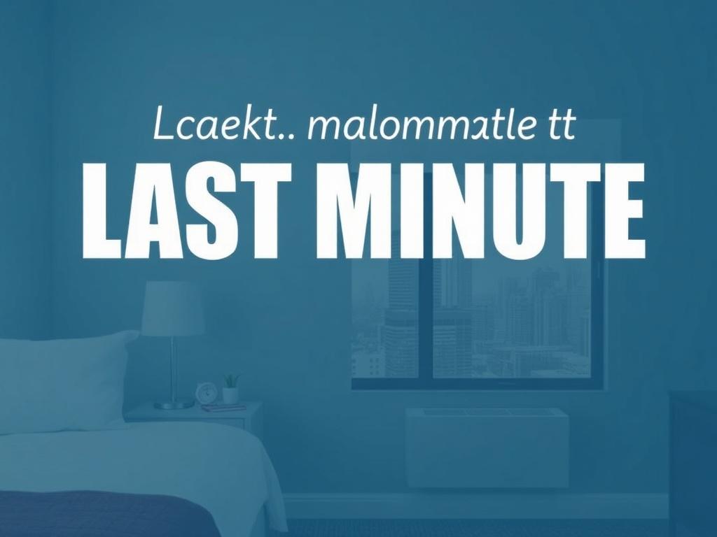 Réserver un hébergement à la dernière minute.. Estrategias para encontrar ofertas de último minuto