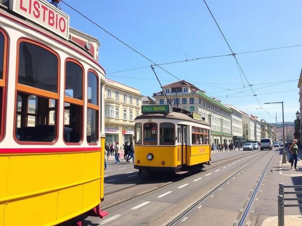 Lissabon: Gelbe Straßenbahnen und Pasteis de Nata.. Un poco de historia: cómo llegaron los tranvías a Lisboa