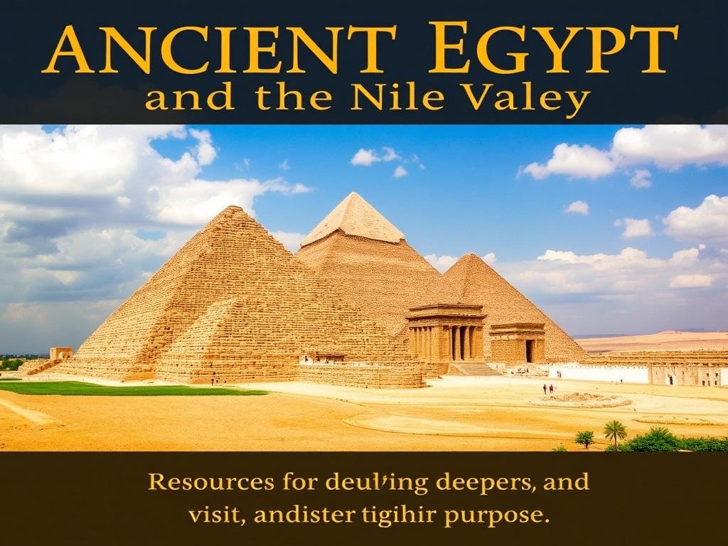 Die Antike in Ägypten: Pyramiden und das Niltal.. Recursos para profundizar y visitar con sentido