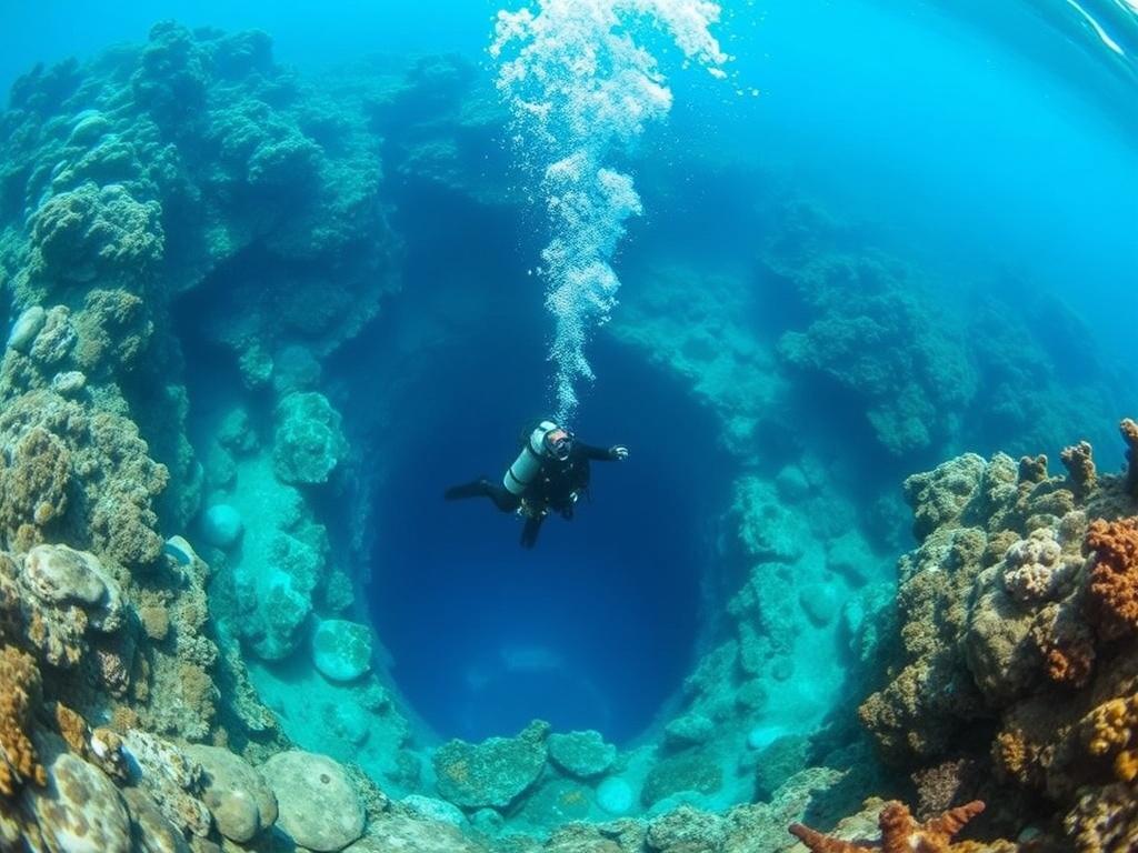 Buceo en el Gran Agujero Azul de Belice.. Condiciones y mejores épocas para bucear
