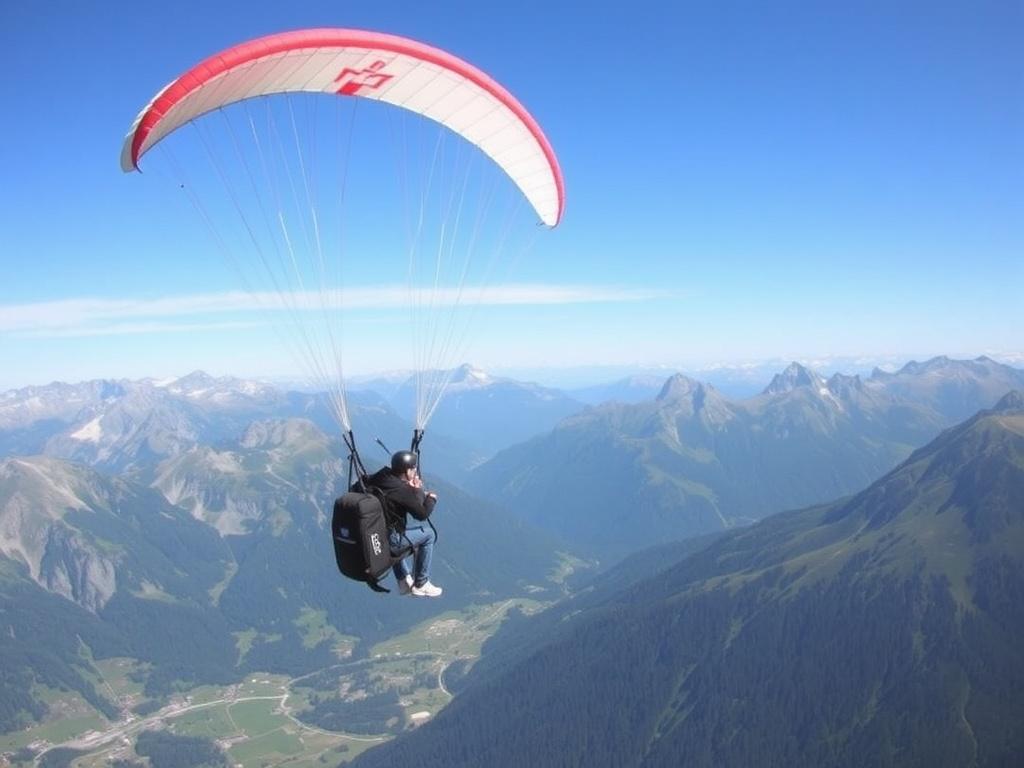 Parapente sobre los Alpes suizos.. Cómo elegir una escuela o piloto: criterios clave