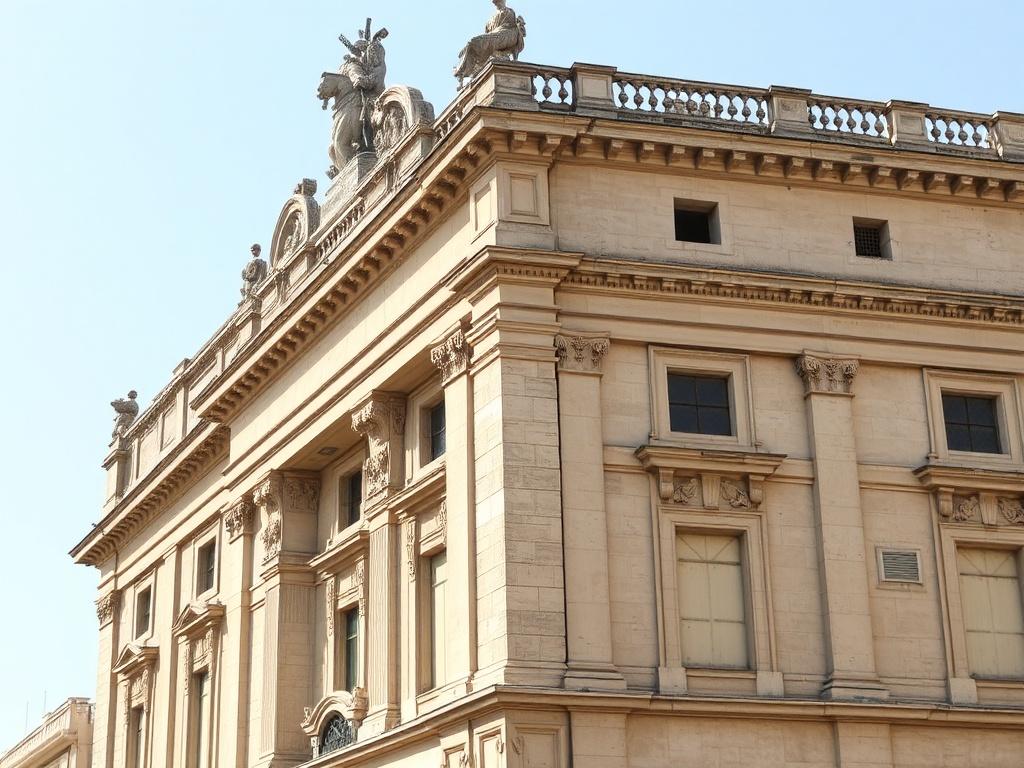 Die Geschichte und Architektur einer besuchten Stadt.. Materiales y técnicas: la piel de la ciudad