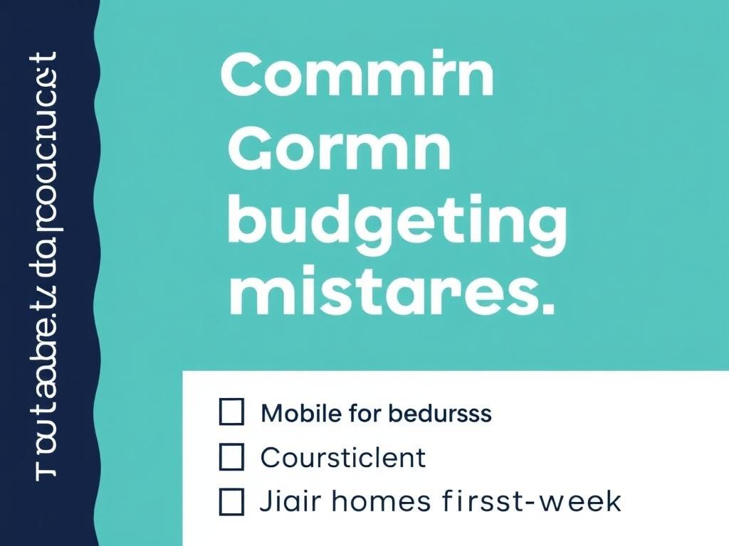 Les erreurs de budget courantes.. Recursos rápidos: checklist para la primera semana