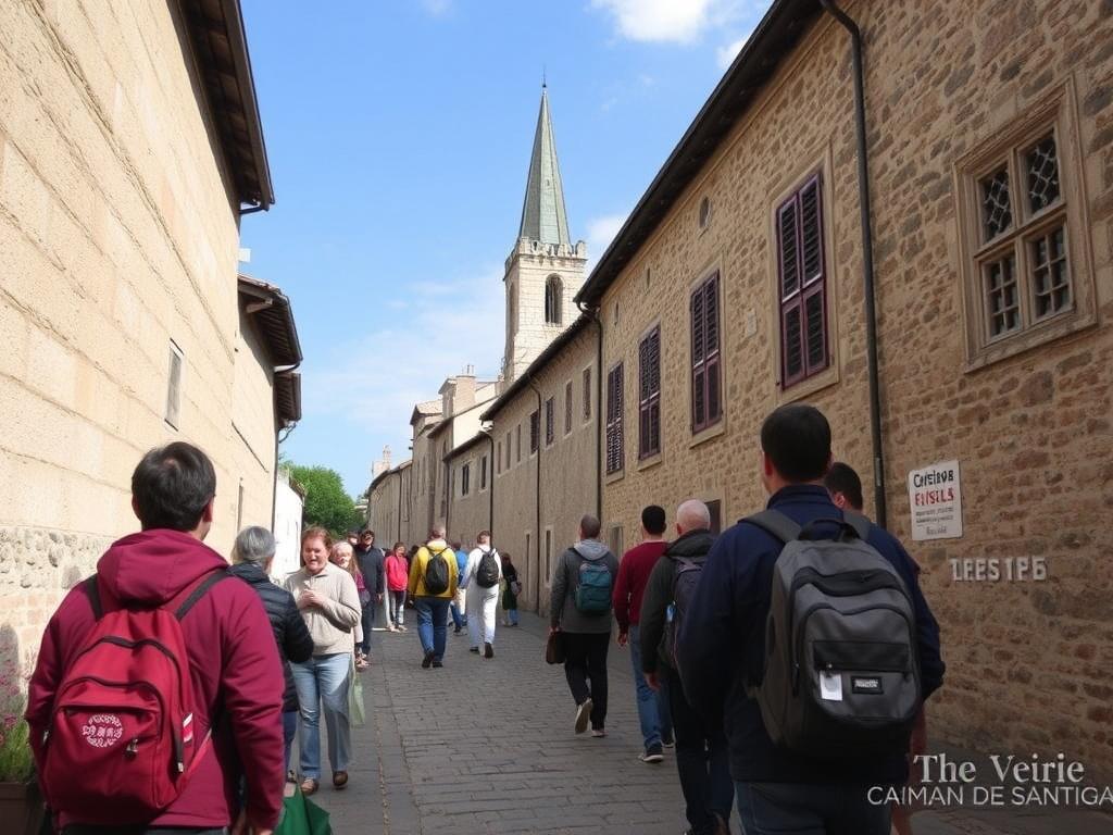 Un pèlerinage sur le chemin de Saint-Jacques-de-Compostelle.. Seguridad, respeto y sostenibilidad