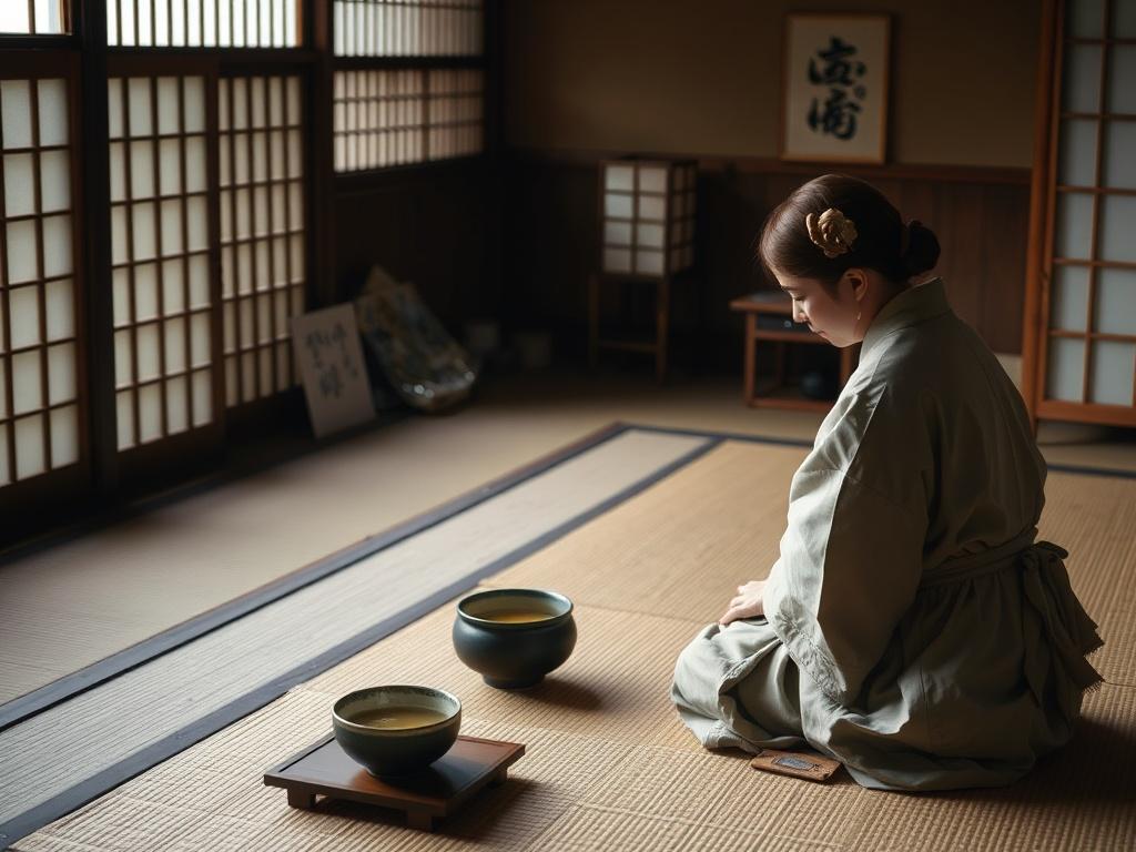 Ceremonias de té tradicionales en Japón.. Estética y filosofía: wabi-sabi e ichi-go ichi-e