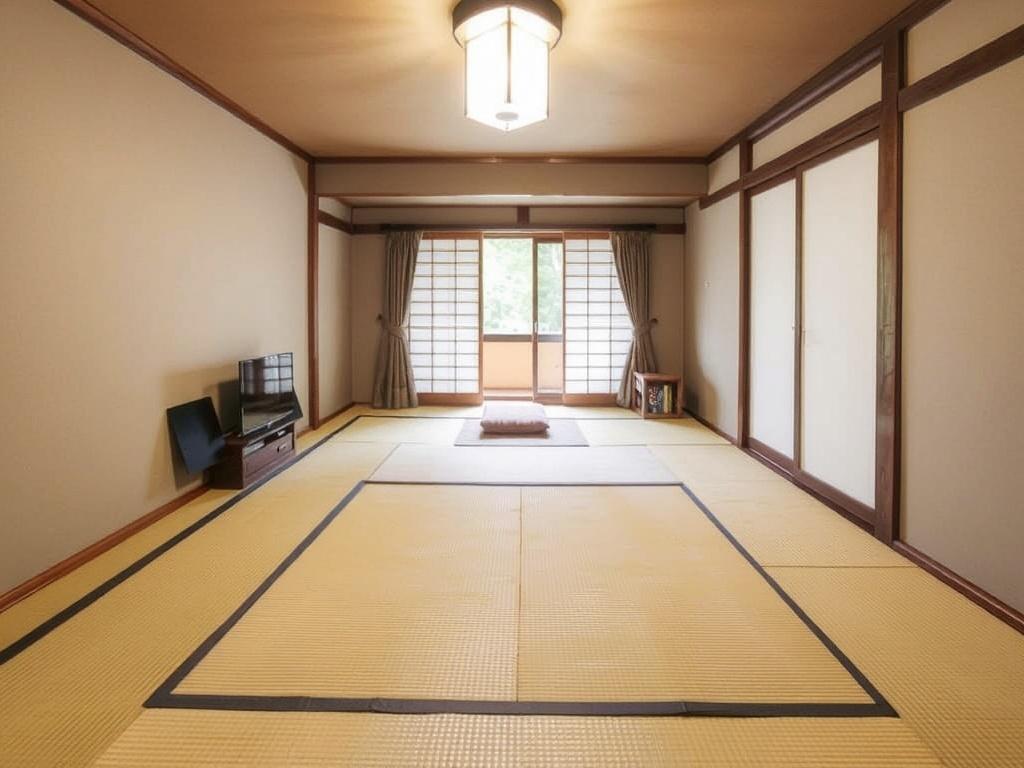 La experiencia de hospedarse en un ryokan japonés.. La habitación: tatami, futón y estética minimalista