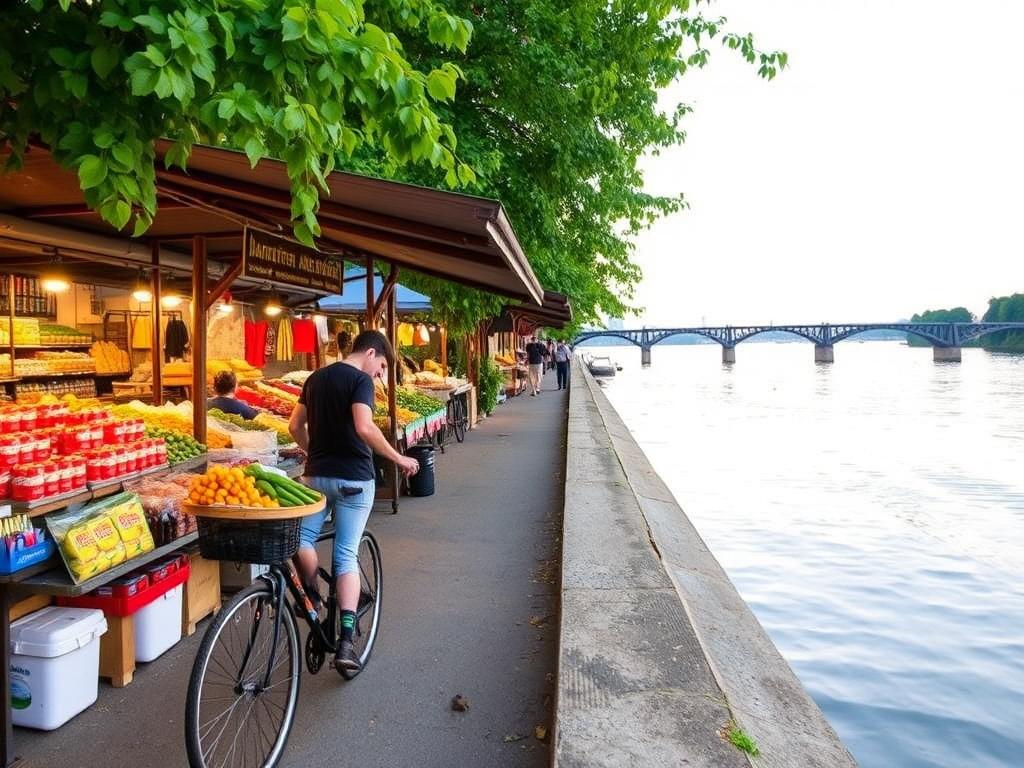Eine Radtour entlang der Donau.. Comer y beber en la ruta: platos, mercados y paradas imprescindibles