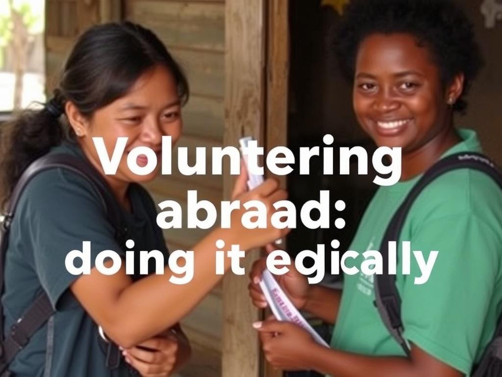 Voluntariado en el extranjero: hacerlo de forma ética.. Lista de verificación rápida antes de inscribirte Voluntariado en el extranjero: hacerlo de forma ética.. Lista de verificación rápida antes de inscribirte