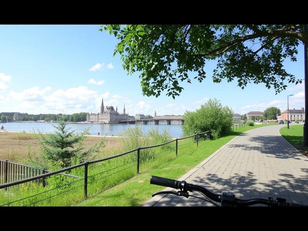 Eine Radtour entlang der Donau.. Consejos de seguridad y sostenibilidad: viajar responsablemente