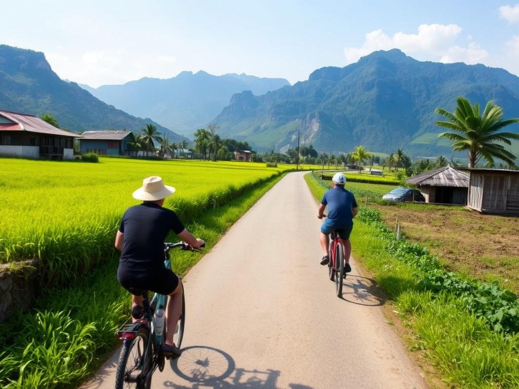 A multi-day cycling tour through Vietnam's countryside.. Comida, alojamiento y vida local