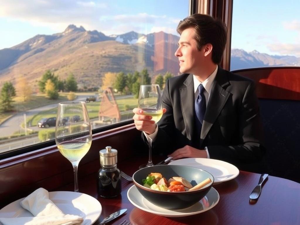 Train travel romance: The world's most scenic railway journeys.. La gastronomía a bordo y su papel en el romance ferroviario