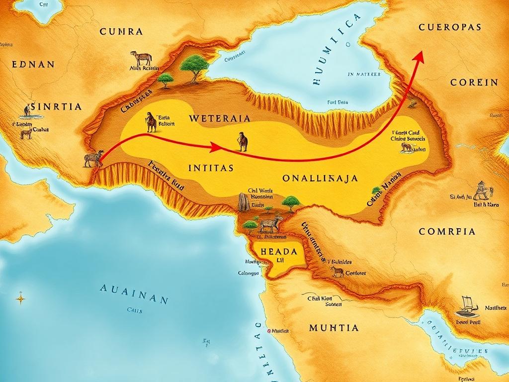La histórica Ruta de la Seda.. Bienes, ideas y culturas que viajaron