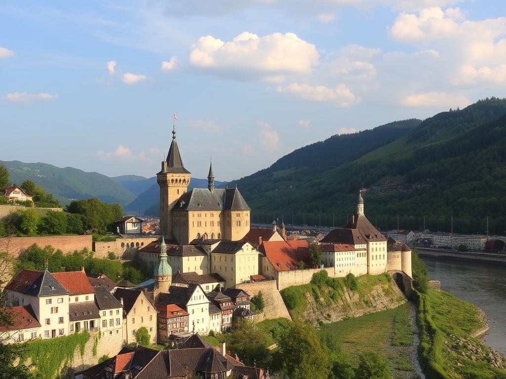 Das Rheintal: Burgen, Wein und Rheinschifffahrt.. El paisaje: cómo el Rin modeló un valle único