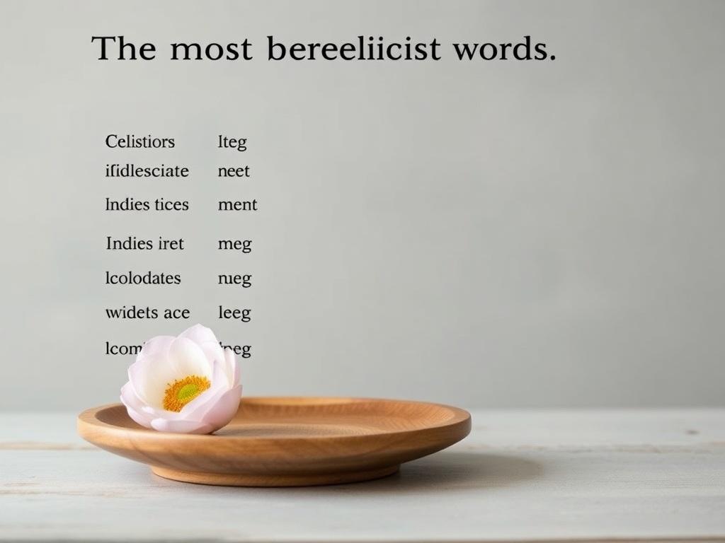Die schönsten Wörter in anderen Sprachen.. Tabla: ejercicios prácticos para practicar palabras bellas