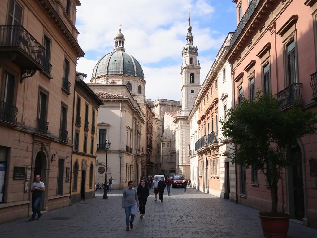 Die Geschichte und Architektur einer besuchten Stadt.. El primer encuentro: pasear es aprender