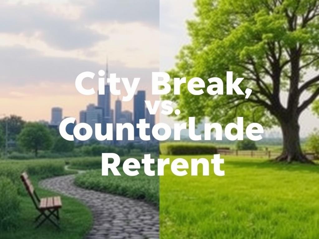 City break vs. countryside retreat.. Impacto en bienestar y salud: ¿qué te aporta cada uno?