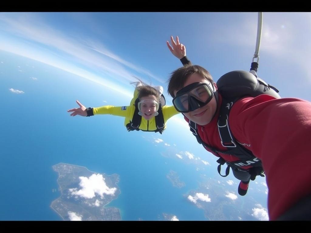 Conquering a fear: My first scuba diving/skydiving experience.. El día del salto: mi primer paracaidismo