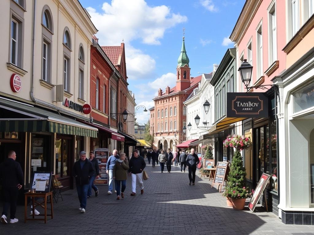 Тамбовский Арбат — улица Коммунальная: полный гид по уютной пешеходной улице города