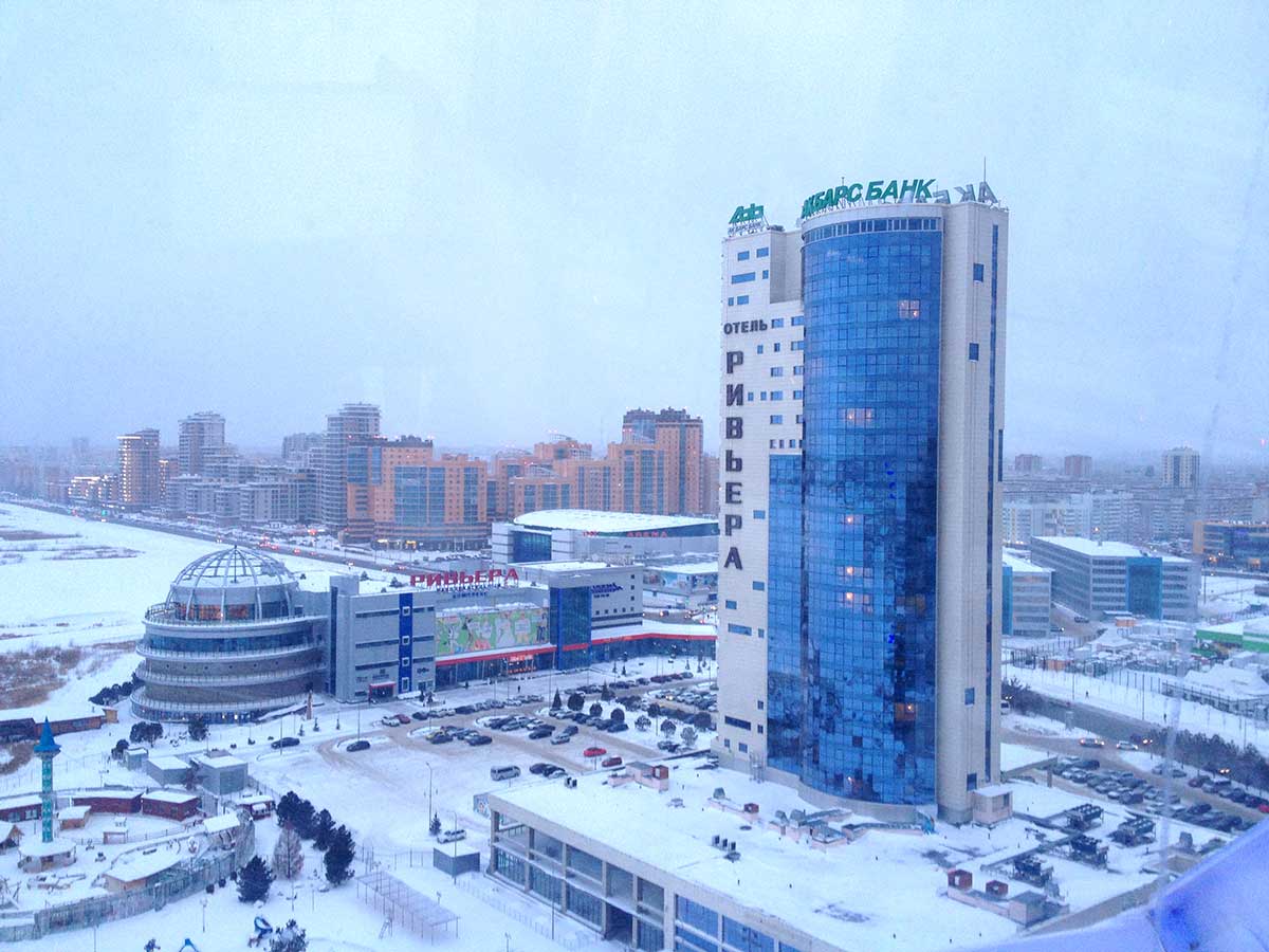 Ривьера Казань зимой