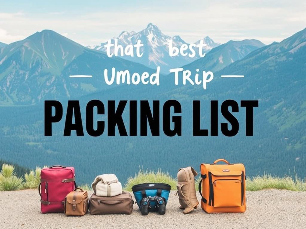 Ultimate Road Trip Packing List: Everything You Need for the Perfect Adventure
