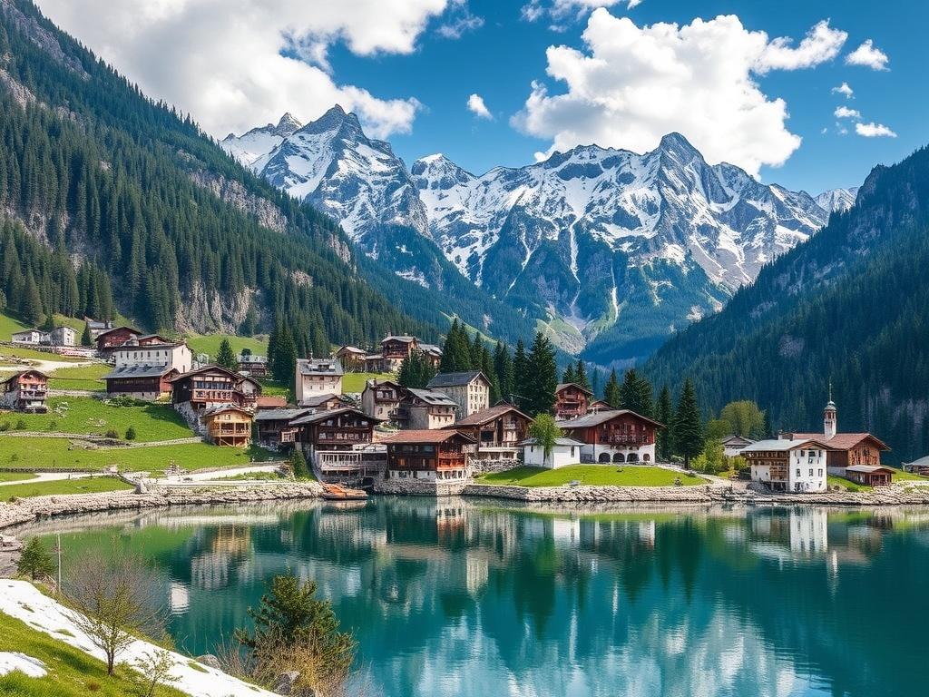 Die schönsten Bergdörfer der Alpen – Ein faszinierender Blick auf alpine Idylle