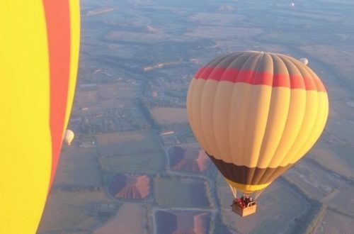 Survoler un pays en montgolfière: la magia de flotar sobre paisajes y recuerdos