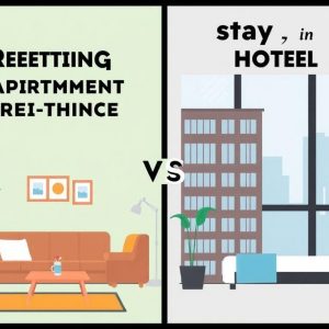 Louer un appartement vs. dormir à l'hôtel: ¿Cuál es la mejor opción para tu próxima estancia?