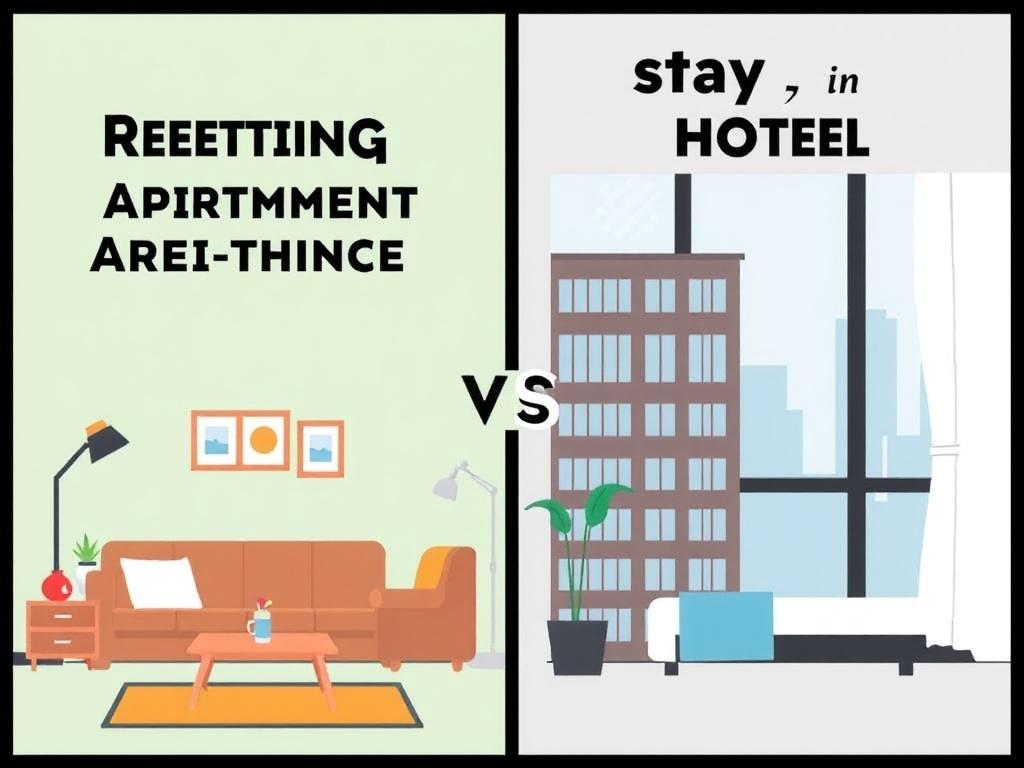Louer un appartement vs. dormir à l'hôtel: ¿Cuál es la mejor opción para tu próxima estancia?