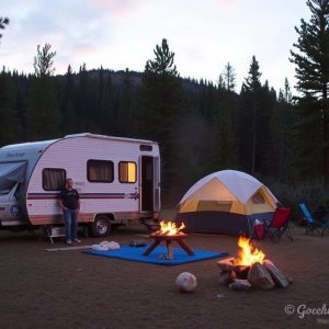 Le camping : un moyen économique de voyager — Descubre cómo viajar más con menos