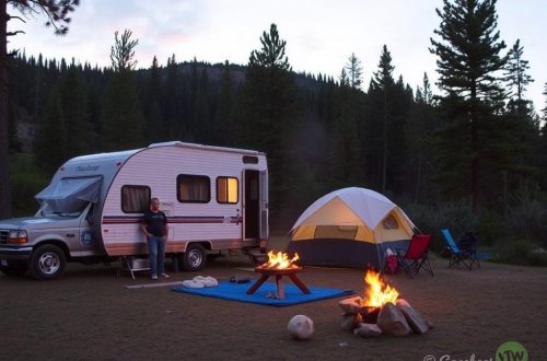 Le camping : un moyen économique de voyager — Descubre cómo viajar más con menos